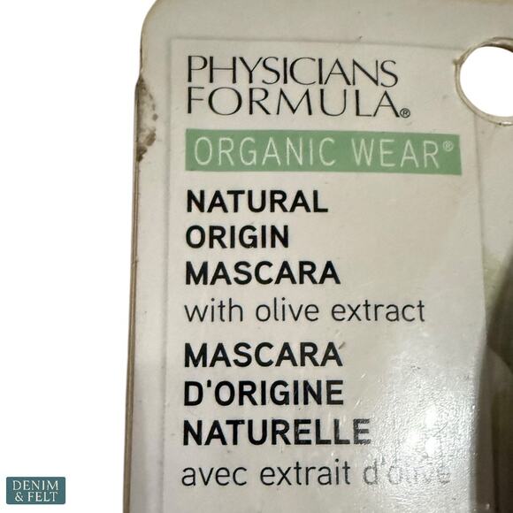 Physicians Formula Organic Wear Natural Origin Mascara Black Olive Extract NEW - Picture 6 of 7